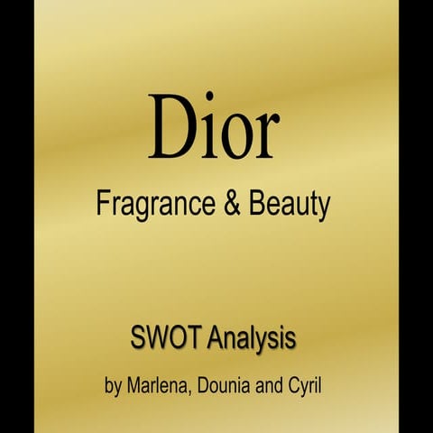 Dior swot analysis