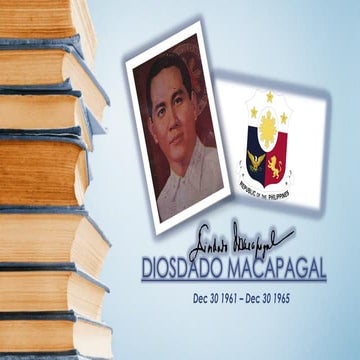 Diosdado Macapagal PPT
