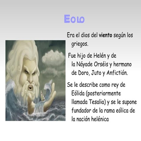 Dios del viento eolo | ODP