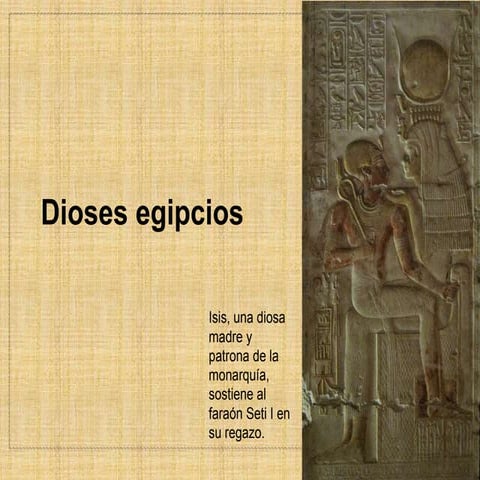 Dioses egipcios