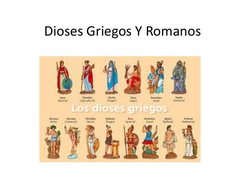 Dioses griegos y romanos 1