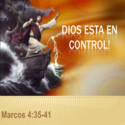 Dios tiene el control