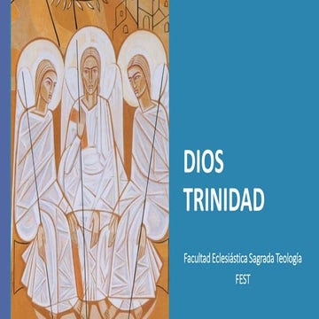 La Revelación de Dios en la Teología Cristiana: Unidad y Trinidad | PDF
