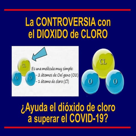 La CONTROVERSIA con el DIOXIDO de CLORO
