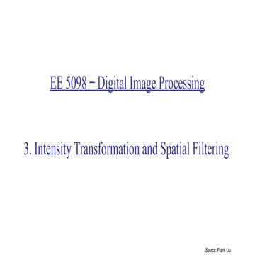 Histogram Processing | PPTX