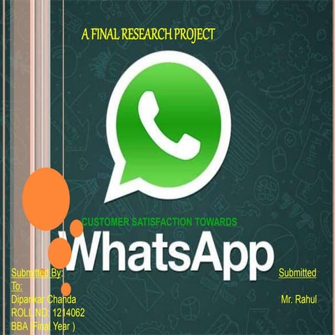 software testing on whatsapp | PPTX
