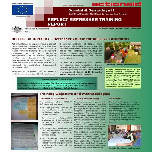 Dipecho v aan reflect refresher brief report dipecho