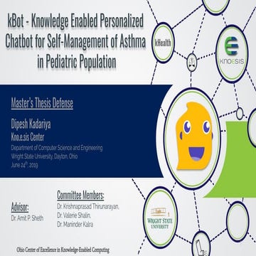 kBot: Knowledge-Enabled Personalized Chatbot for Self-Management of Asthma in...