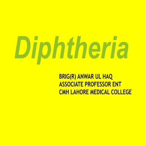 Diphtheria