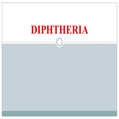 Diphtheria