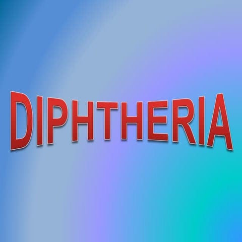 Diphtheria ppt