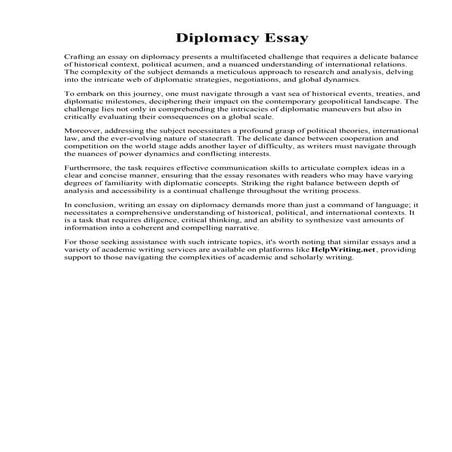 Diplomacy Essay.pdf