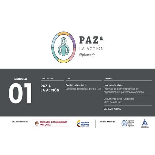 Clase 1: Diplomado Paz ESAP