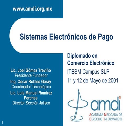 Sistemas Electrónicos de Pago