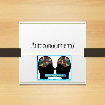 Autoconocimiento | PPTX