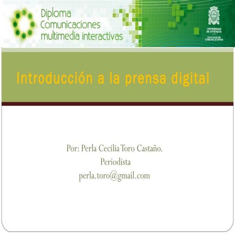 Diploma en comunicaciones