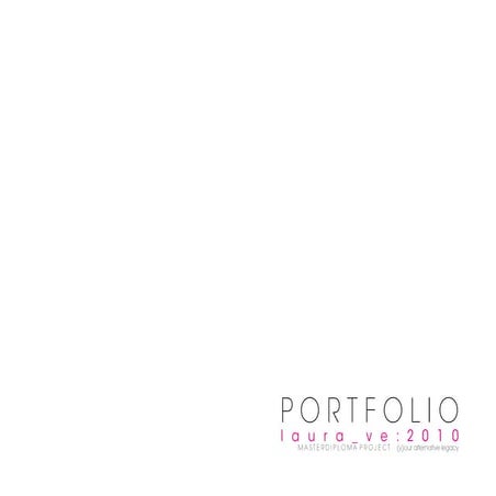 Diploma-exhibition portfolio