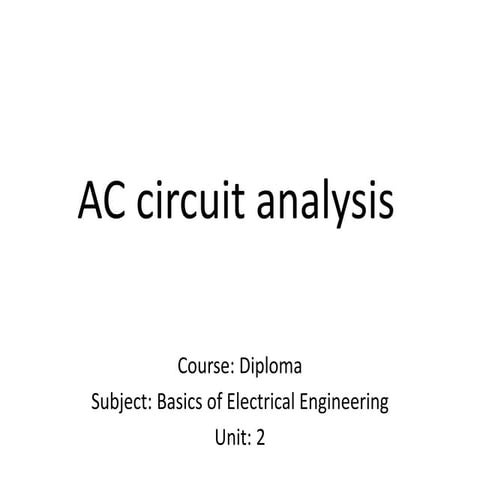 Diploma i boee u 3 ac circuit analysis