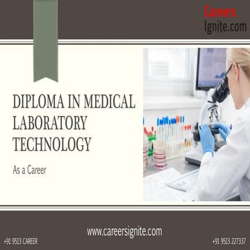 Diploma in Medical Laboratory Technology (DMLT) Courses, Colleges, Eligibility