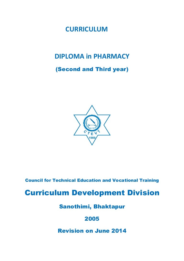 Diploma In Pharmacy Syllabus CTEVT