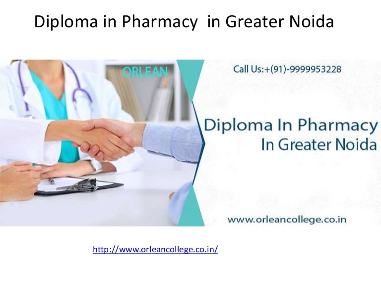 Diploma in pharmacy in greater noida