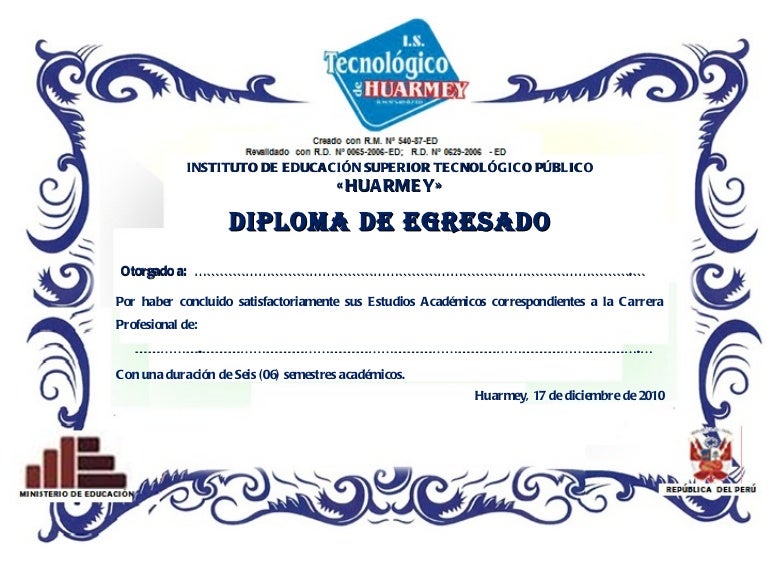 Diploma original Diploma original
