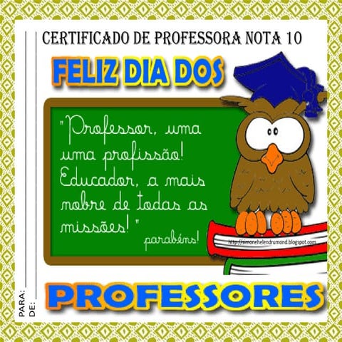 Diplomas 3 professores