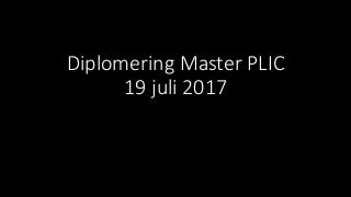 Diplomering master plic