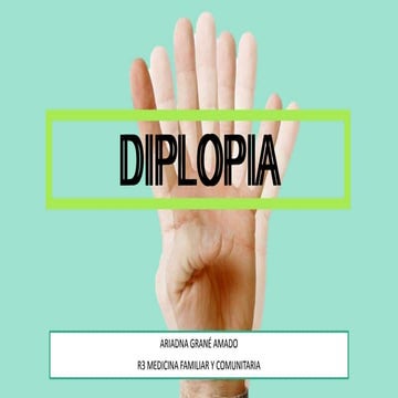 Diplopia | PPTX