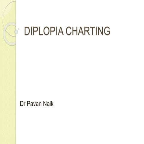 Diplopia charting