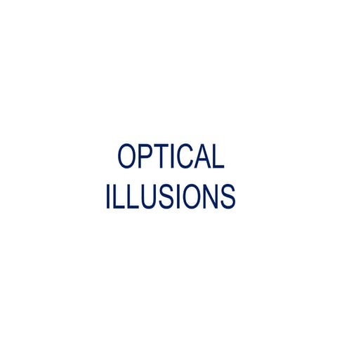 Dip optical illusions