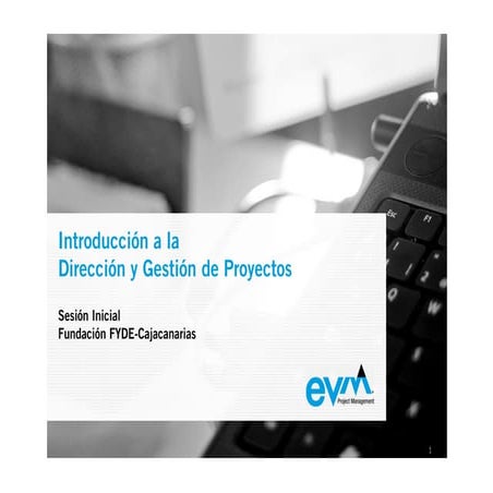 Introducción a la Dirección de Proyectos