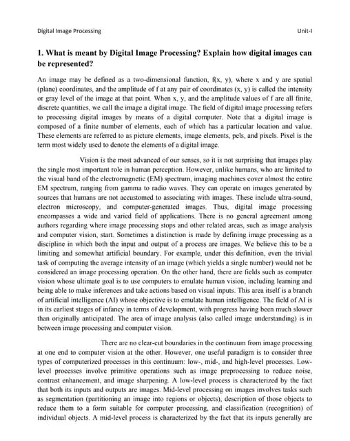 Fundamentals steps in Digital Image processing | PPT
