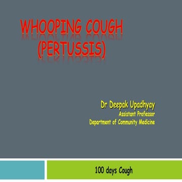 Diptheria & pertussis