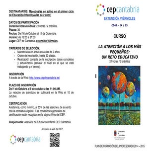 Diptico 2 años torrelavega