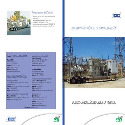 Subestaciones Moviles de Transformacion. Subestaciones Electricas Moviles. Mo...