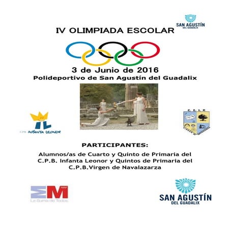 Diptico iv olimpiada  escolar 03 06-2016