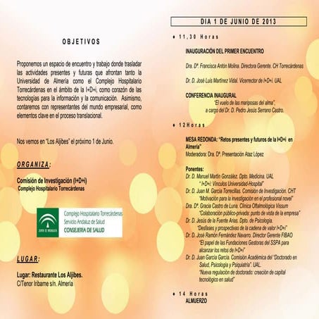 Jornadas de Investigación Torrecárdenas