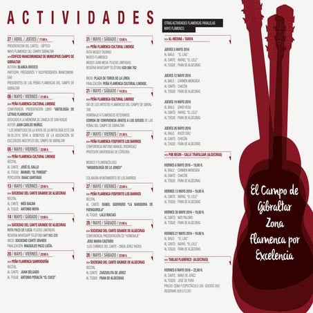 Mayo flamenco en el Campo de Gibraltar