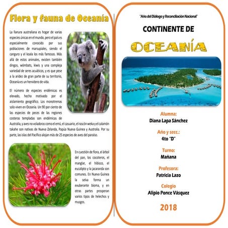 Triptico oceania