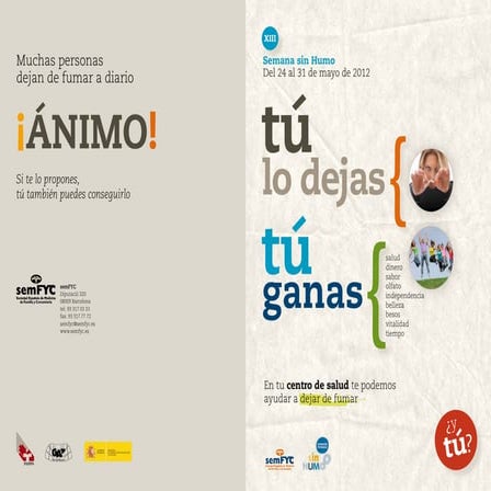 Diptico semana sin humo 2010