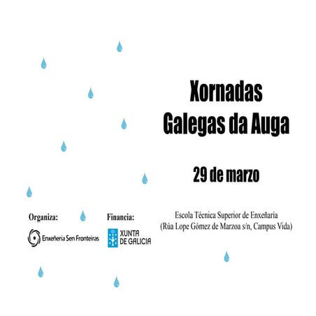 Programa das Xornadas Galegas da Auga 2014