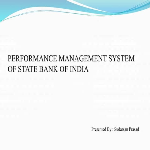 Performance Management system of State Bank of India 