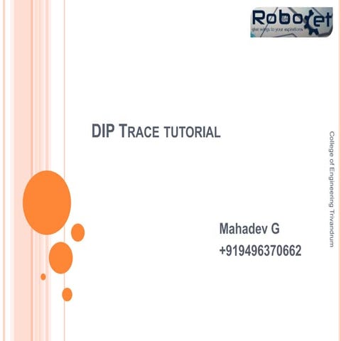 Dip trace tutorial