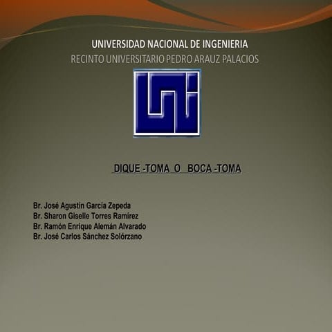 Dique toma (uni-rupap)