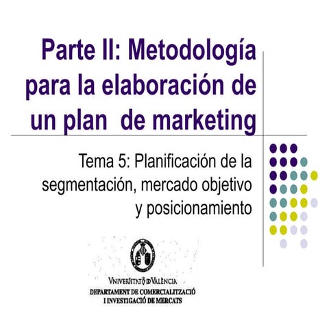 dircomtema5.pptsegemnto de mercado y posicionamiento | PPT