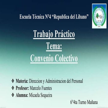 Direccion y Administracion del personal