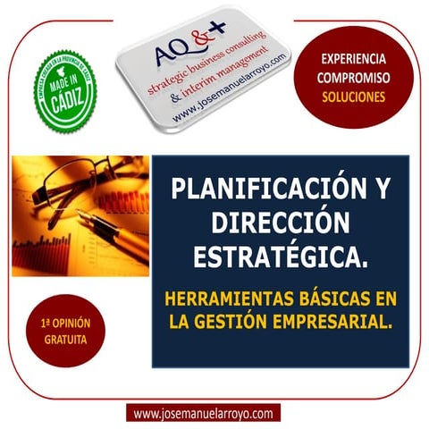 Planificación y Dirección Estratégica. Presentación de Servicios Profesionales.