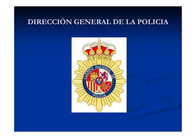 Organigrama Direccion General Policia
