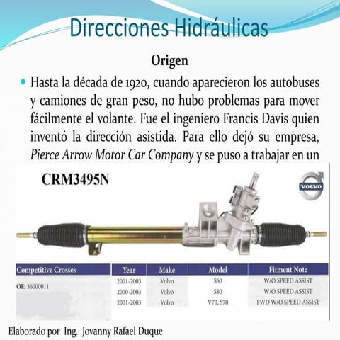 Dirección  hidráulica